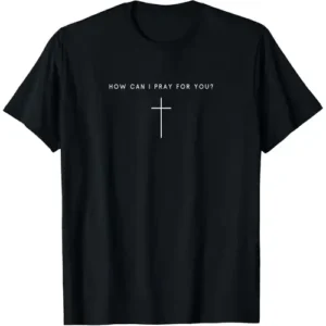 Crucifix Black round neck merch